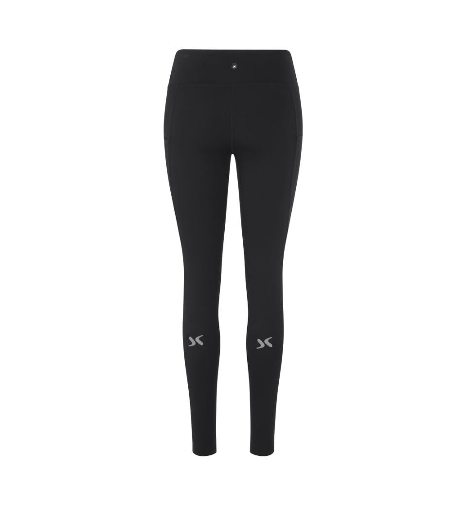 Dame løbe tights m. lange ben, lår stik lommer