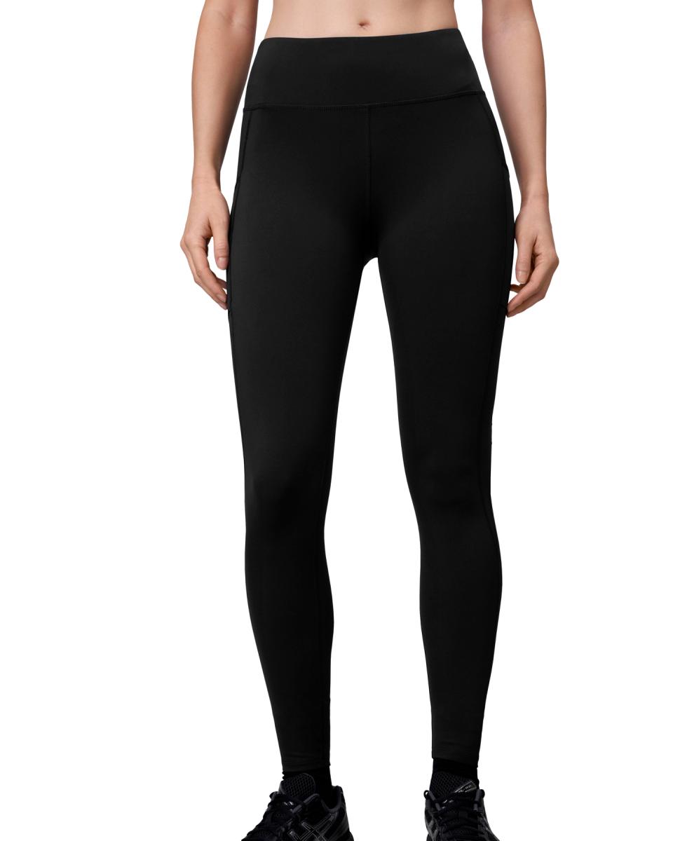 Dame løbe tights m. lange ben, lår stik lommer
